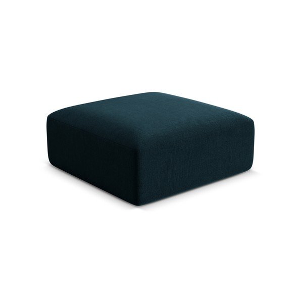 Zamatová podnožka v petrolejovej farbe Campi – Cosmopolitan Design