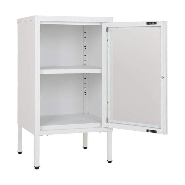 Biela kovová vitrína 38x70 cm Dalby – House Nordic-image-2