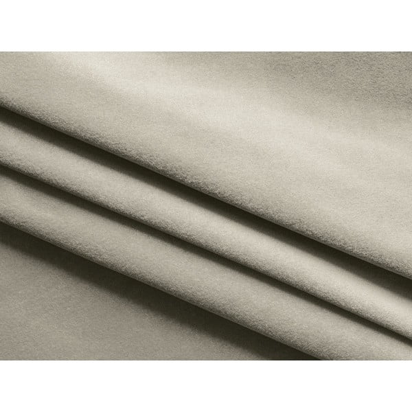 Béžová zamatová podnožka Kapua – Makamii-image-3