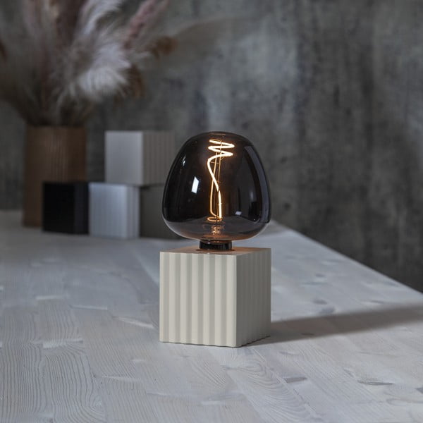 Krémovobiela lampová noha 10 cm Box – Star Trading-image-4