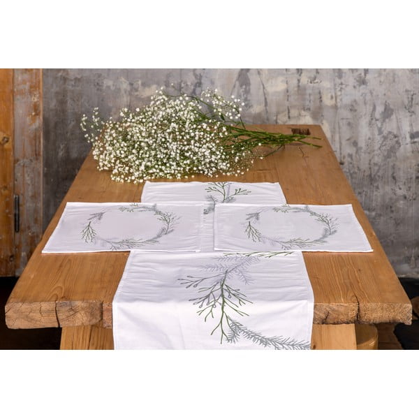 Bavlnený behúň na stôl 40x140 cm Christmas Twigs – Butter Kings-image-1