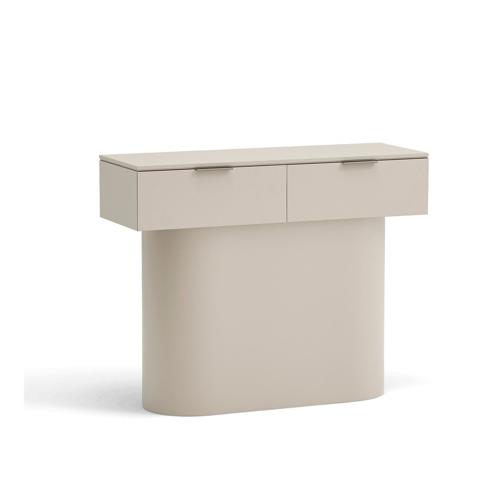 E-shop Béžový konzolový stolík 36x100 cm Totem – Teulat