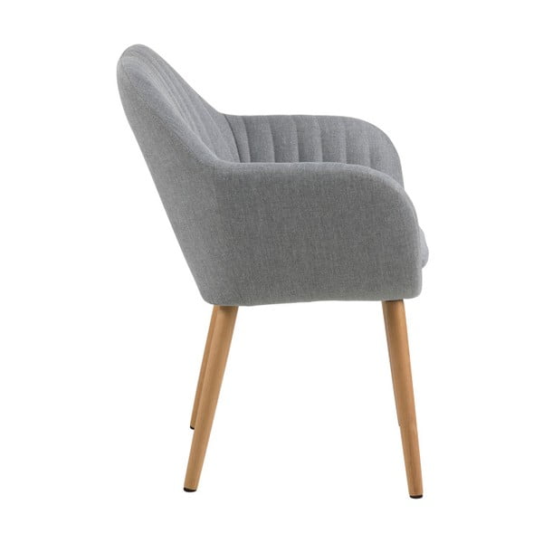 Svetlosivá jedálenská stolička Actona Emilia-image-1