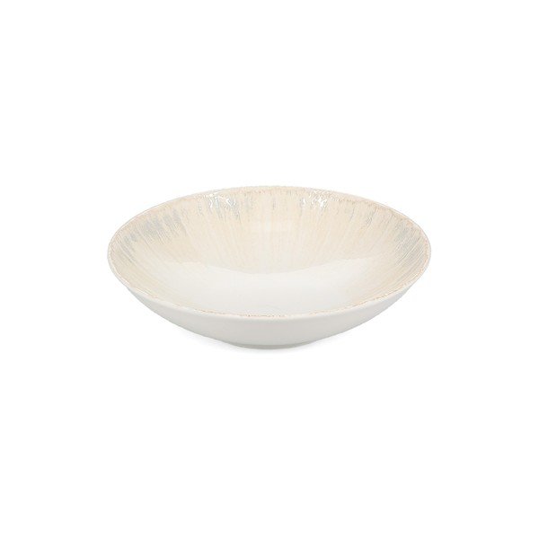 Svetlosivý hlboký  porcelánový tanier ø 21 cm Nuance – BonBistro