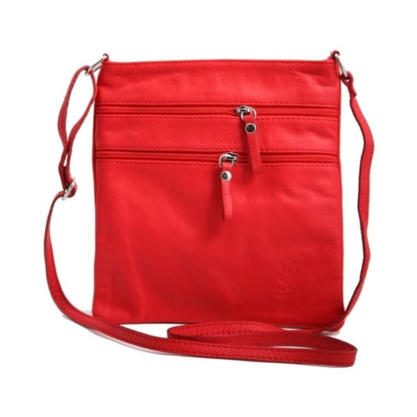 Červená kabelka z pravej kože GIANRO' Wull