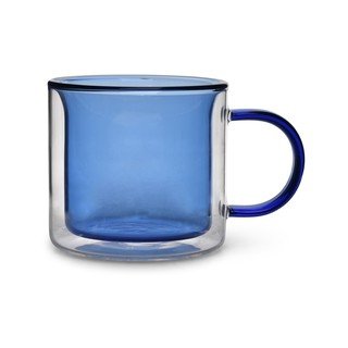 Modré sklenené hrnčeky v súprave 2 ks 270 ml Liv – ONA