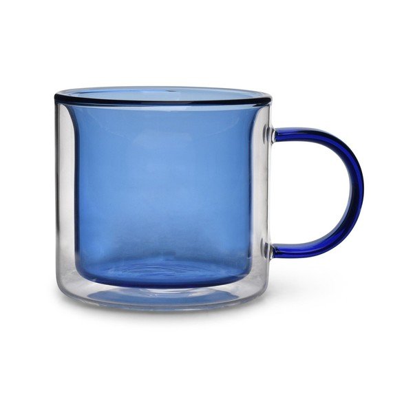 Modré sklenené hrnčeky v súprave 2 ks 270 ml Liv – ONA