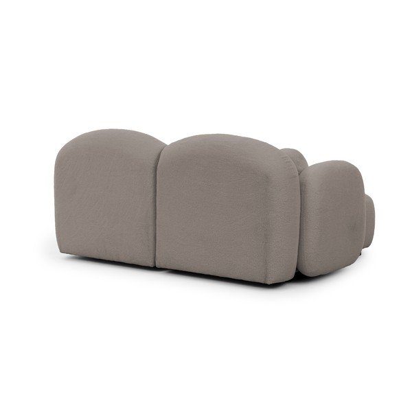 Sivá rohová pohovka z textílie buklé (ľavý roh/s leňoškou) Orbit – Ropez-image-3