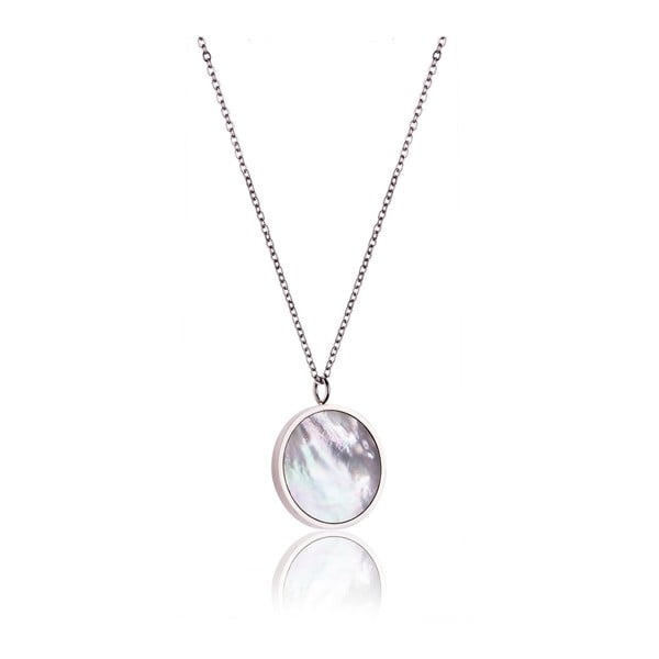 Dámsky náhrdelník striebornej farby z antikoro ocele Emily Westwood Future