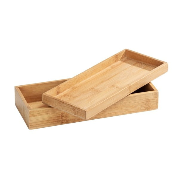 Bambusový úložný box s podnosom Wenko Terra-image-3