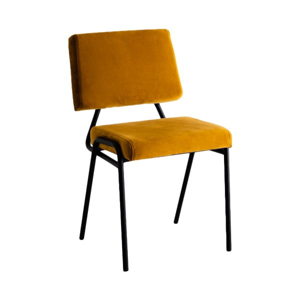 Žltá jedálenská stolička Simple - CustomForm