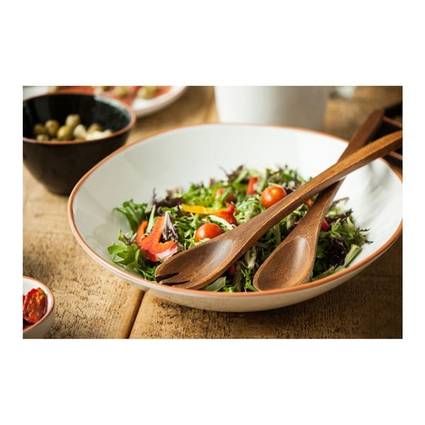 Súprava 2 šalátových naberačiek z akáciového dreva Premier Housewares Socoro-image-4