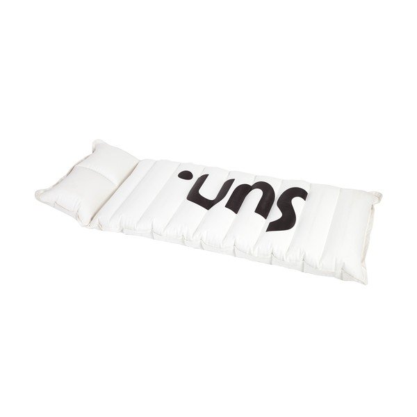 Biele nafukovacie ležadlo Sunnylife Nouveau Bleu-image-3