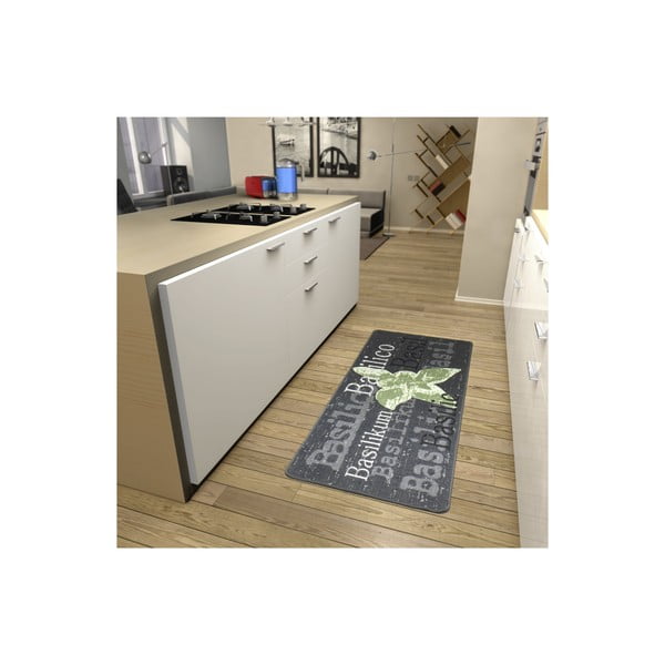 Sivý kuchynský behúň Hanse Home Basil, 80 x 200 cm-image-1