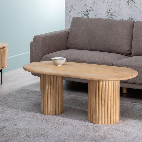 Konferenčný stolík z mangového dreva v prírodnej farbe 60x120 cm Montmartre – Ixia-image-1