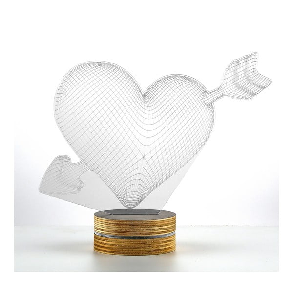 3D stolová lampa My Heart-image-2