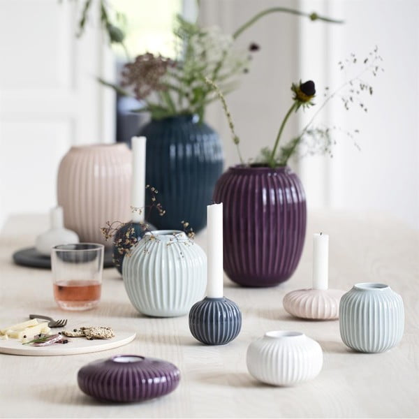 Biely porcelánový svietnik Kähler Design Hammershoi, ⌀ 8 cm-image-3