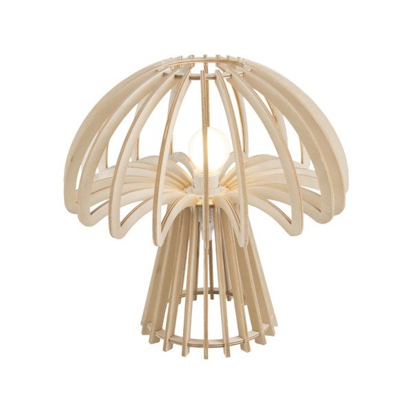 Skladacia drevená stolová lampa Leitmotiv Traditional Mushroom-image-2