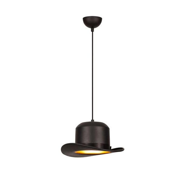 Čierne závesné svietidlo s kovovým tienidlom ø 30 cm Sivani – Opviq lights
