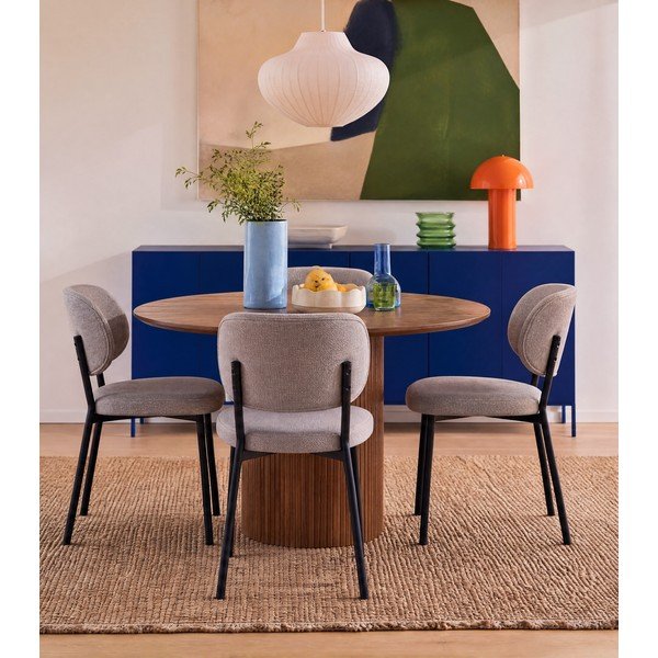 Béžová jedálenská stolička Fowler – Unique Furniture-image-3