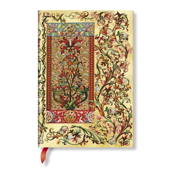 Linkovaný zápisník s tvrdou väzbou Paperblanks Tuscan Sun, 13 x 18 cm