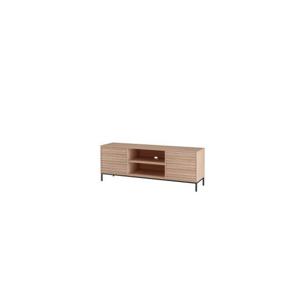 TV stolík v dekore duba v prírodnej farbe 140x50 cm Celine - Støraa-image-2