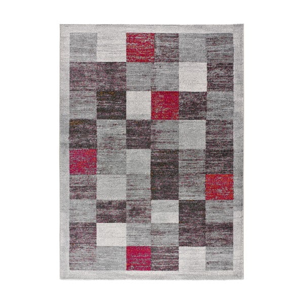 Červeno-sivý koberec 200x290 cm Sheki - Universal