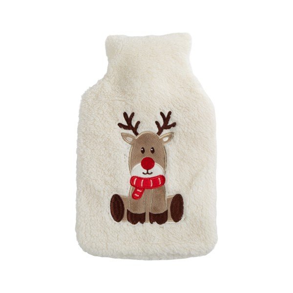 Biely mikroplyšový termofor 1,2 l XMAS – Tiseco Home Studio