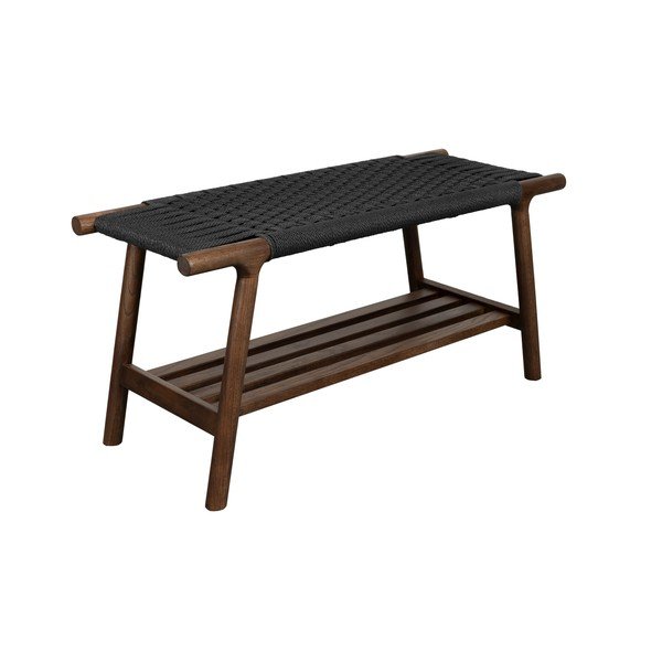 Drevená lavica v tmavo prírodnej farbe Kintaro – Dutchbone-image-2