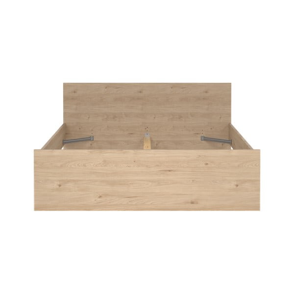 Dvojlôžková posteľ v dekore duba v prírodnej farbe 160x200 cm Naia – Tvilum-image-3