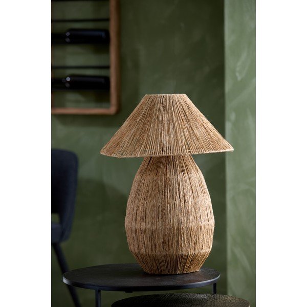 Stolová lampa v prírodnej farbe s tienidlom z juty (výška  55 cm) Maruva – Light & Living-image-2