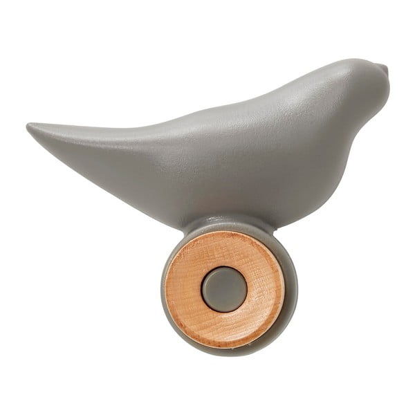 Sivý nástenný háčik Bonami Essentials Bird-image-2