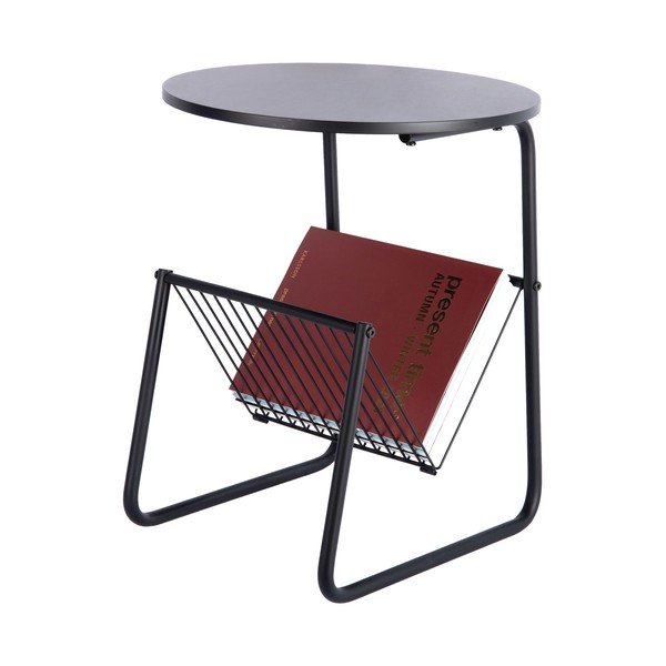 Kovový okrúhly odkladací stolík ø 40 cm Riqueza Revista – Leitmotiv-image-2