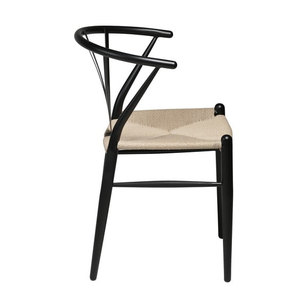 Čierna jedálenská stolička DAN–FORM Denmark Delta-image-1