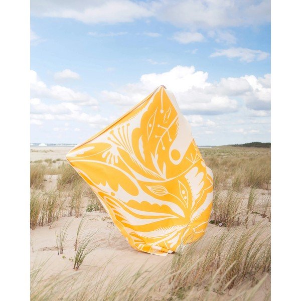 Žltá deka 165x200 cm Lino – noo.ma-image-1