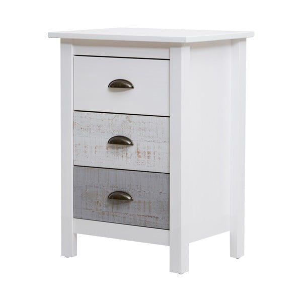 Bielo-sivý nočný stolík Marckeric Romantica-image-3