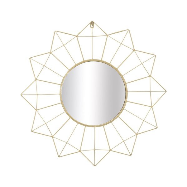 Nástenné zrkadlo v zlatej farbe Mauro Ferretti Soleado, ⌀ 60 cm