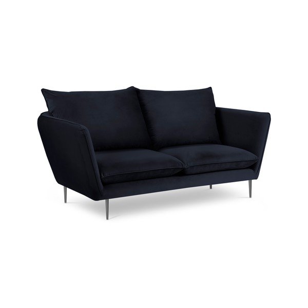 Tmavomodrá zamatová pohovka Mazzini Sofas Acacia, dĺžka 175 cm-image-4