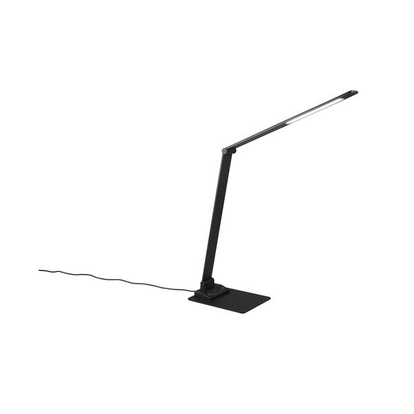 Čierna LED stmievateľná stolová lampa (výška 72 cm) Travis – Trio-image-3