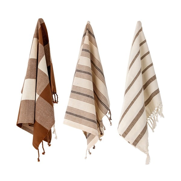 Bavlnené utierky v súprave 3 ks 70x45 cm Papaya - Bloomingville-image-2