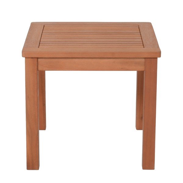 Záhradný odkladací stolík z eukalyptového dreva 44x44 cm Tucson – Garden Pleasure