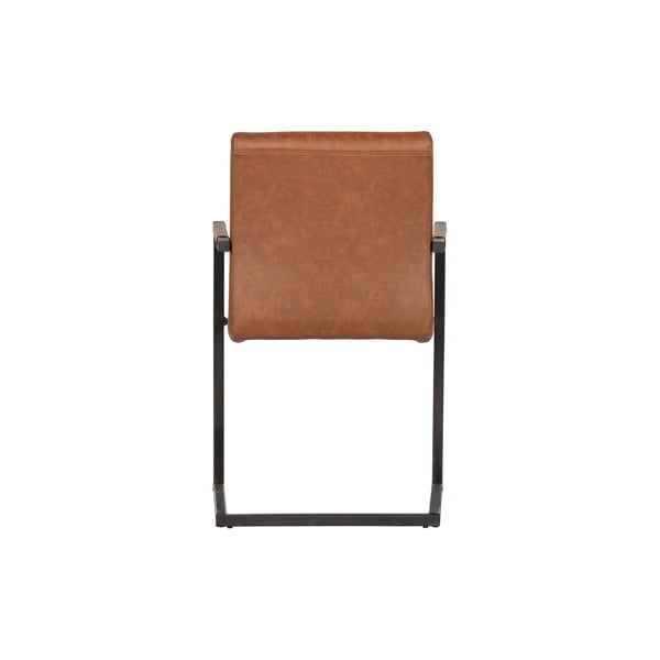 Hnedá jedálenská stolička WOOOD Bas-image-4