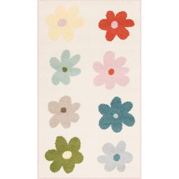 Slonovinový detský koberec 80x150 cm Dazzy Cream – FD