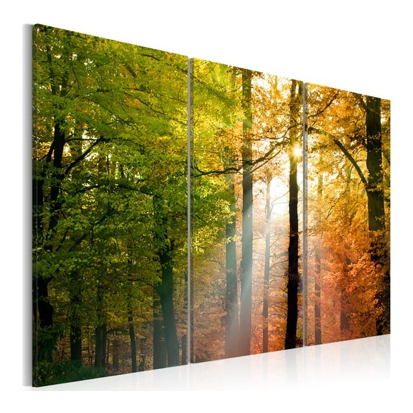 Obraz na plátne Artgeist Autumn Forest, 120 x 80 cm