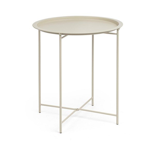 Oceľový okrúhly záhradný stolík ø 46 cm Austin – Bizzotto