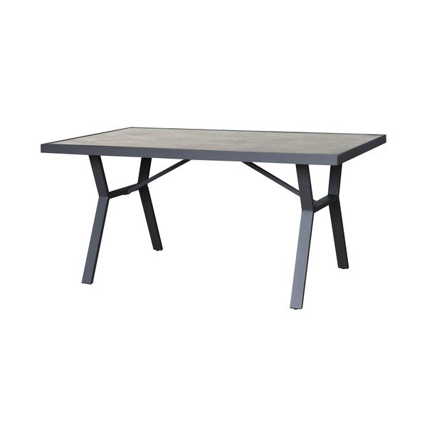 Tmavosivá hliníková záhradná lounge súprava pre 5 Sibiu – Rojaplast-image-3