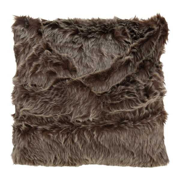 Vankúš Home Collection Imitation Fur Brown, 48x48 cm