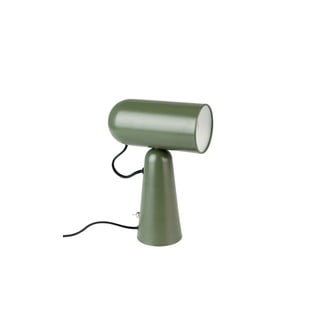 Zelená stolová lampa White Label Vesper