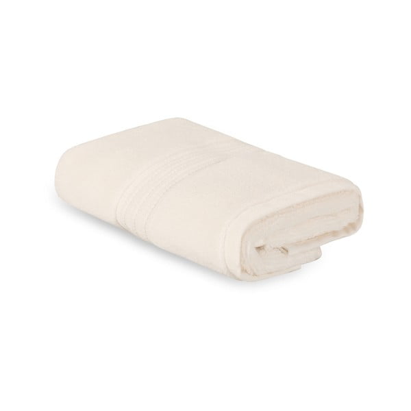 Béžový bavlnený uterák 30x50 cm Chicago – Foutastic