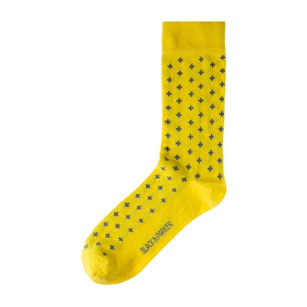 Žlté ponožky Black & Parker London Longstock Park, vl. 37 - 43